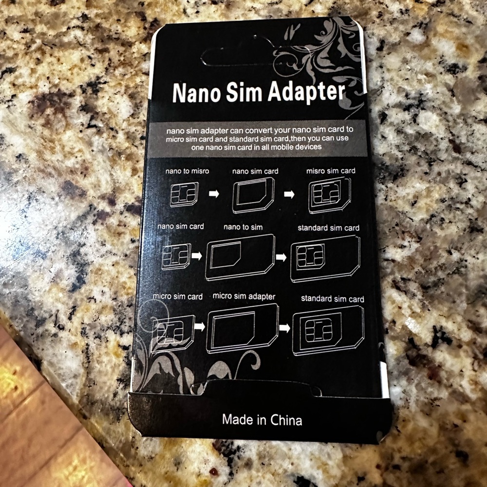 Nano Sim Adapter Kit NWT - Picture 3 of 3
